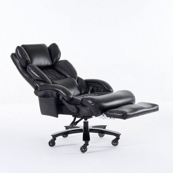REDOM Bürostuhl Relaxsessel mit Massage & Heizfunktion (360° drehbar, verstellbare Rückenlehne, 1 St), mit Massage