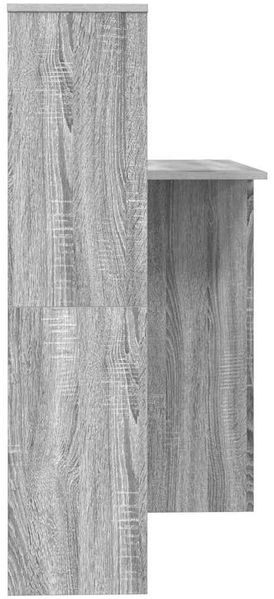 vidaXL Schreibtisch Graues Sonoma 131,5 x 50 x 106,5 cm Holzwerkstoff 869303 Bild 6