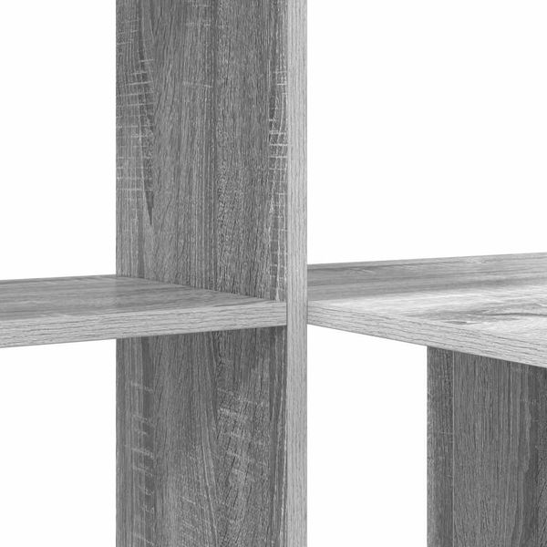 vidaXL Schreibtisch Graues Sonoma 131,5 x 50 x 106,5 cm Holzwerkstoff 869303 Bild 8