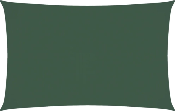 vidaXL Sonnensegel Oxford-Gewebe Rechteckig 5x8 m Dunkelgrün 135496
