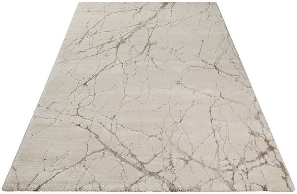 Wecon home Teppich Linus, rechteckig, Höhe: 18 mm, Gewebt, Hoch-Tief, pflegeleicht, Marmor Optik, Scandi, Wohnzimmer