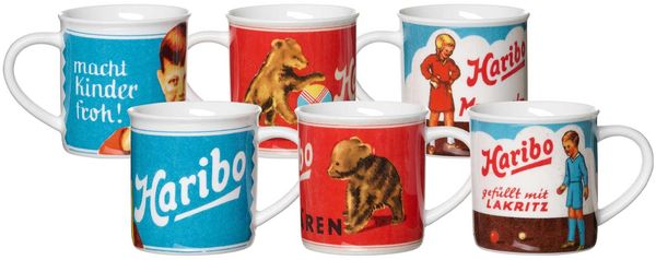 Ritzenhoff & Breker Haribo Retro Becher 380 ml 3er Set - DS