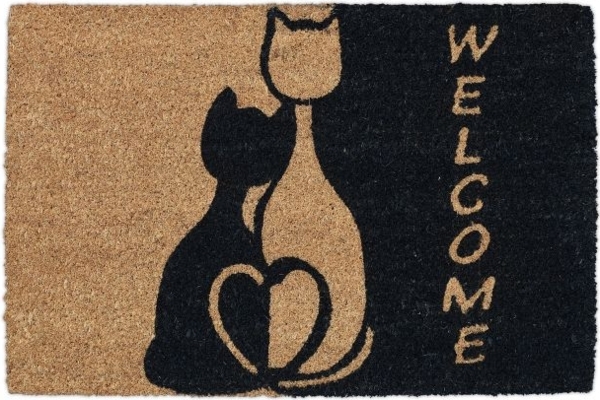 Fußmatte Kokos mit Katzen 10039441