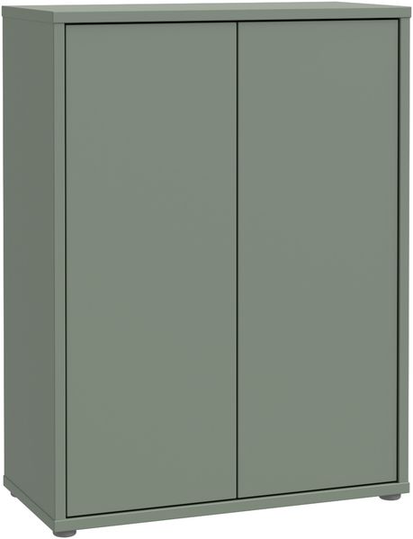 Forte ALICE SPRINGS Schuhschrank 70 80, moderner Flurschrank mit 2 Türen und 4 Einlegeböden, Holzwerkstoff, Salbei, 74,5 cm breit x 99,1 cm hoch x 34,9 cm tief Bild 3