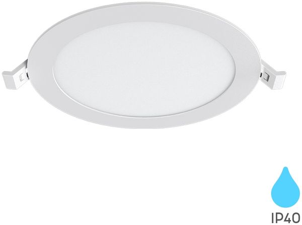 15W LED Panel Einbaustrahler Deckenspot Ultraflach Einbauleuchte Einbauspot 230V IP40 3000K Warmweiß