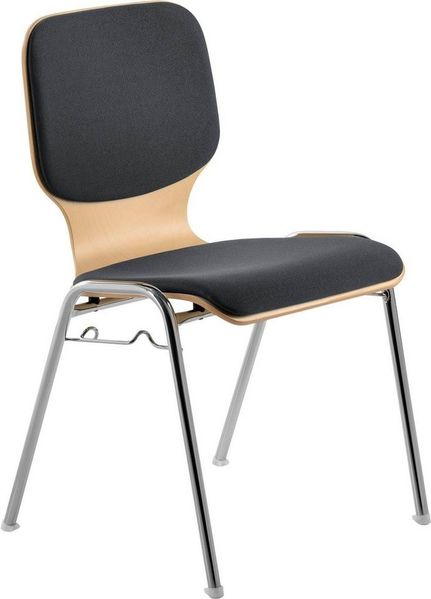 Mayer Sitzmöbel Besucherstuhl 2116, Stapelstuhl stapelbar bis 10 Stk.
