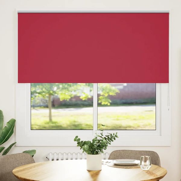 vidaXL Verdunkelungsrollo Rot 150x150cm Stoffbreite 146,6cm Polyester 4011788