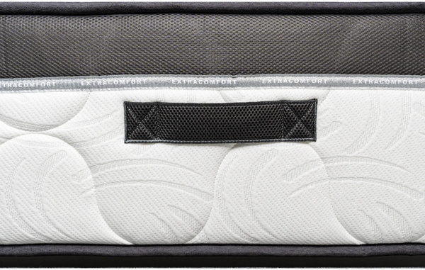 Vente-unique - Set aus Bettgestell mit Bettkasten + Schaumstoffmatratze - 160 x 200 cm - Stärke 30 cm - Weiß - SOLAK von YSMÉE Bild 5