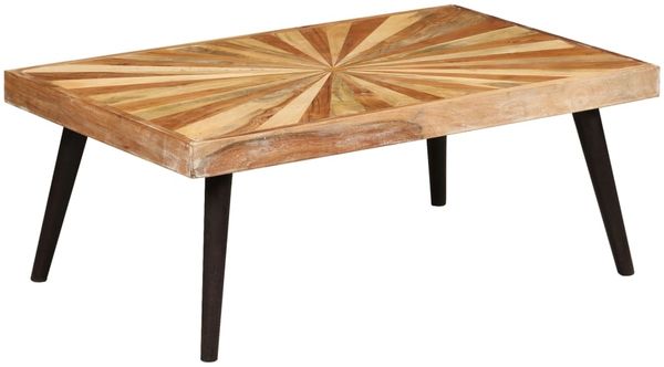 vidaXL Couchtisch Massivholz Mango 90x55x36 cm 246163 Bild 7
