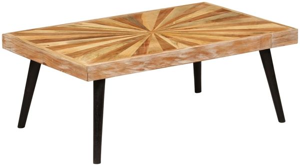 vidaXL Couchtisch Massivholz Mango 90x55x36 cm 246163 Bild 8
