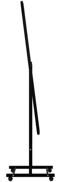 CLP Standspiegel Evoir mit Laufrollen neigbar und 360 Grad drehbar,schwarz Bild 6