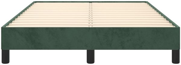 vidaXL Bettgestell ohne Matratze Dunkelgrün 120x190 cm Samt 379505 Bild 5