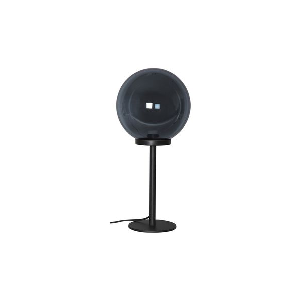 Outdoor-Tischlampe ,Orby', E27, Netzbetrieb, rauchgrau, 66cm, Ø 30cm