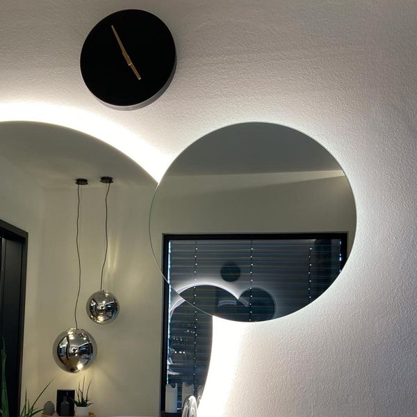 s.luce Cloud indirekte LED Wandlampe & Deckenleuchte Verspiegelt Ø 60cm