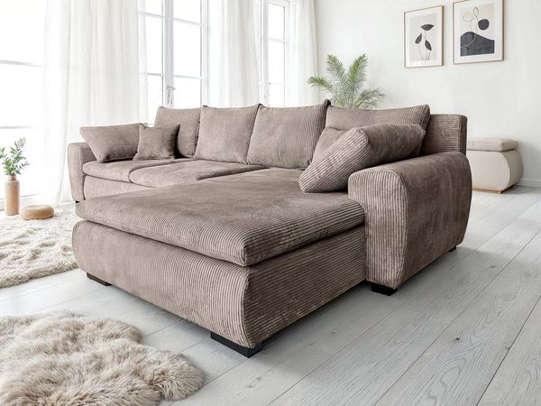 Home affaire Ecksofa Cara Mia L-Form, B: 325 cm - OTTO. Verlässliche Qualität, 4 Zierkissen, optional Bettfunktion & Bettkasten