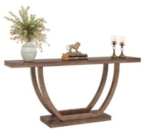 Tribesigns Konsolentisch 140cm Eingangstisch, Rustikal Schmale Flurtische Foyer Tische Bild 6