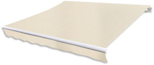vidaXL Gelenkarmmarkise Handbetrieben 300 cm Cremeweiß 275555