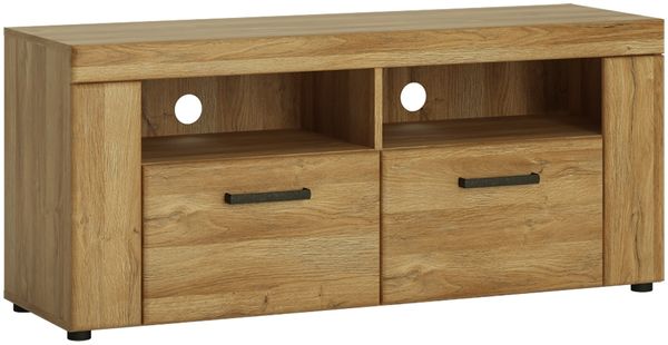 Wohnzimmer TV Lowboard in Grandson Eiche Nb. CARIATI-129, B/H/T ca. 127,6/55,8/40,9 cm
