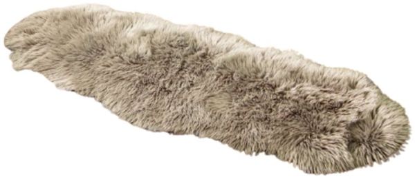 Home-trends24. de Fellteppich Kunstfell Fell Braun Teppich Läufer Bodenmatte Bodenläufer 60x180
