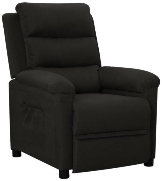 Relaxsessel Schwarz Stoff [342341]