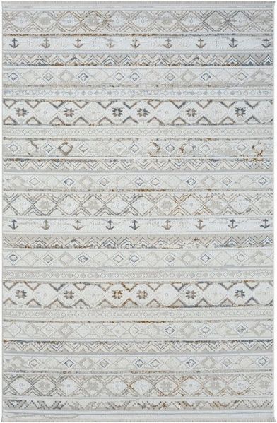 Myflair Möbel & Accessoires Teppich My Nomady, LAGERRÄUMUNG!, rechteckig, Höhe: 10 mm, Kurzflor, Scandi-Design, besonders weich durch Microfaser, mit Fransen