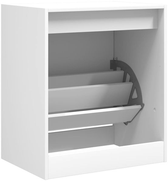 vidaXL Schuhschrank Weiß 60x42x69 cm Holzwerkstoff 839980 Bild 7