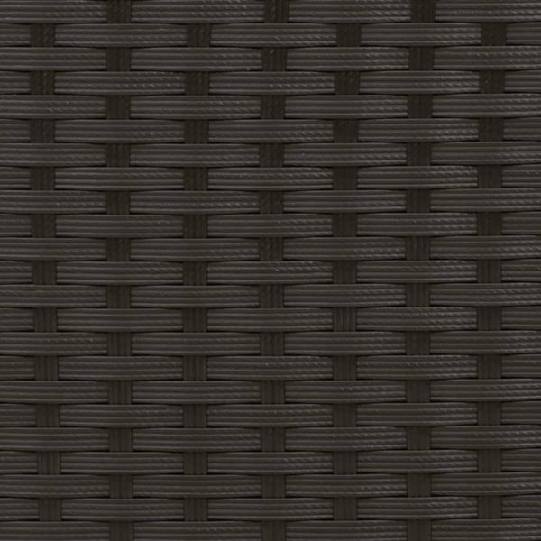 vidaXL Sonnenliege mit Dach und Kissen Schwarz Poly Rattan 368353 Bild 11