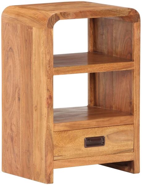 vidaXL Nachttisch 40x30x60 cm Massivholz mit Honigfarbenem Finish 289633