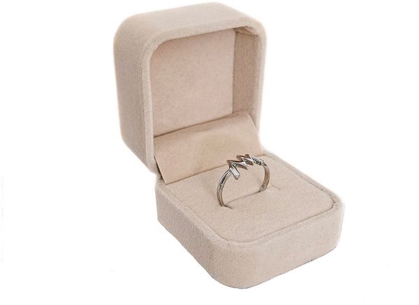 Yudu Aufbewahrungsbox Schmuckschachtel Ringetuis Ringbox Verpackung Geschenkbox