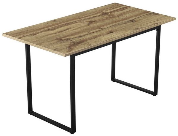 B&D home Esstisch SAMUEL, Metallgestell schwarz oder weiß, 120x60cm,platzsparend 4 Personen