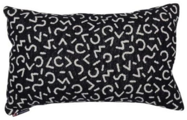 DAVID FUSSENEGGER Dekokissen Kissen gefüllt Silvretta 'Kleinmuster' 30 x 50 cm