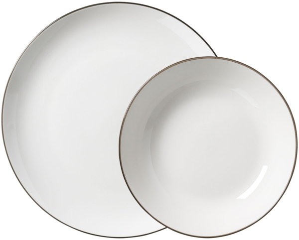 Ritzenhoff & Breker Adela Tafelservice 12-teilig - grau