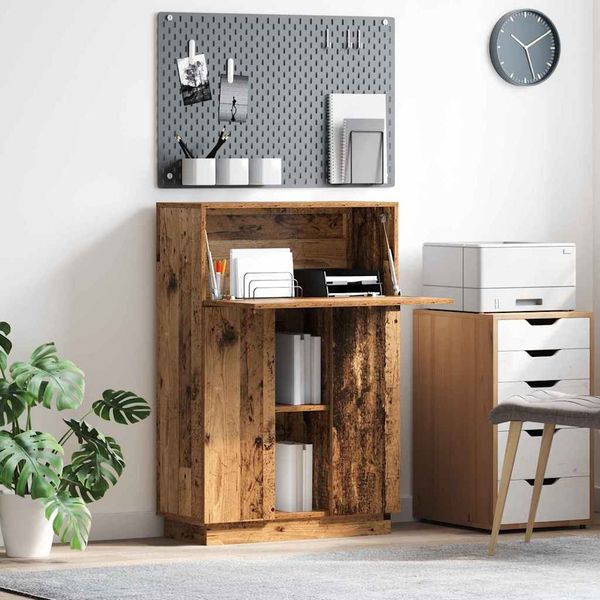 vidaXL Schreibtisch Altholz 71.5 x 31.5 x 106.5 cm Holzwerkstoff 869488