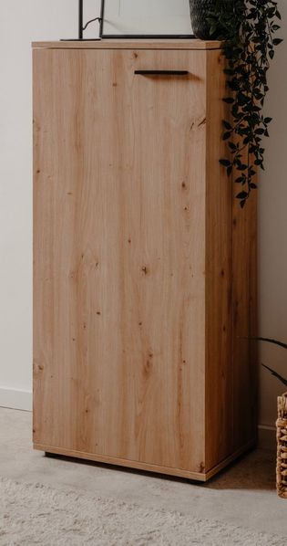 Schuhschrank Logu in Eiche Artisan 50 x 110 cm