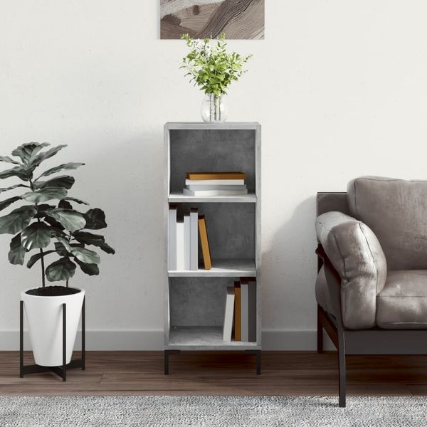 vidaXL Sideboard Betongrau 34,5x32,5x90 cm Holzwerkstoff 828736