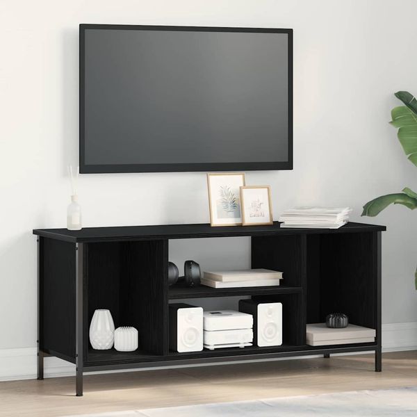 vidaXL TV-Schränk Schwarz Eichen-Optik 102 x 35 x 45 cm Holzwerkstoff 873885