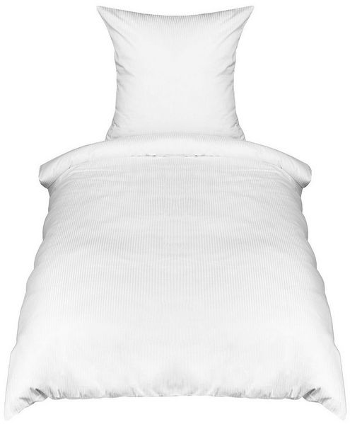 ZOLLNER Bettwäsche, Baumwolle, 2 teilig, 80% Baumwolle, 20% Polyester, vom Hotelwäschespezalisten