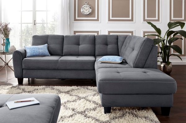 sit&more Ecksofa Varese L-Form, mit Federkern, wahlweise mit Bettfunktion und Stauraum