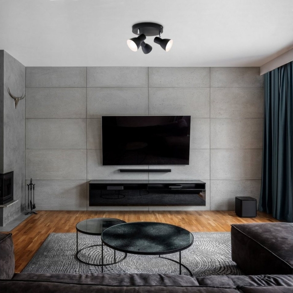 Briloner 3er Spot Cup schwarz Ø 21 cm E14 Bild 3