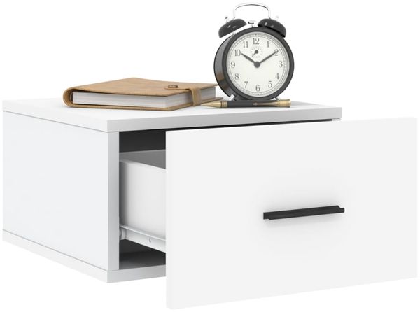 vidaXL Wand-Nachttische 2 Stk. Weiß 35x35x20 cm 829853 Bild 4