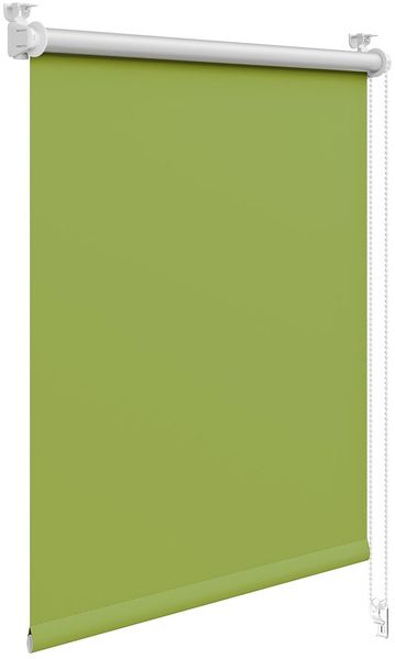 WOLTU Verdunkelungsrollo ohne Bohren, Thermo Verdunkelungsrollo mit Kette, Sichtschutz, für Türen und Fenster, Grün，B70 x H160 cm