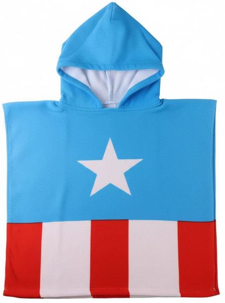 Marvel Avengers Kinder Badeponcho 53 × 53 cm 100% Polyester 250 gsm