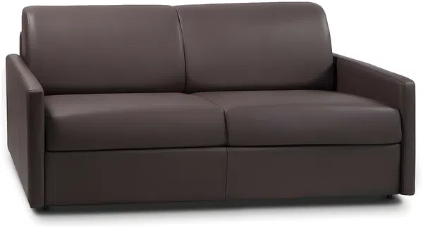 Vente-unique - CALIFE Sofa Kunstleder Braun - B 223 cm94 cm x H 85 cm x L 170 cm