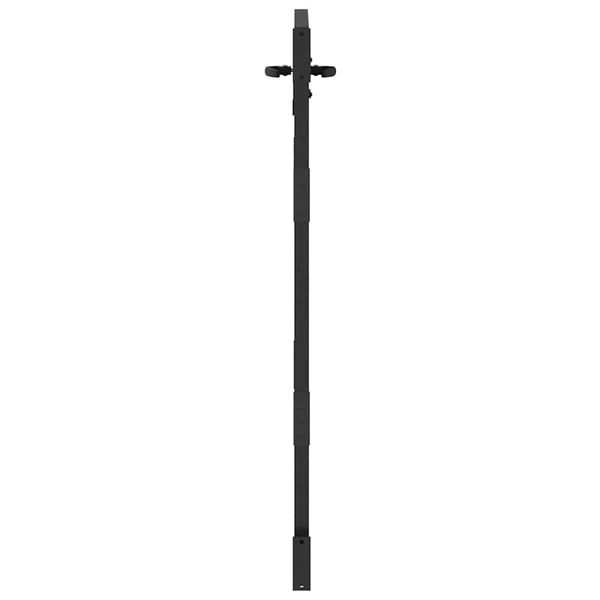 vidaXL Gartentor Schwarz 85 x 150 cm Pulverbeschichteter Stahl 42015861 Bild 5