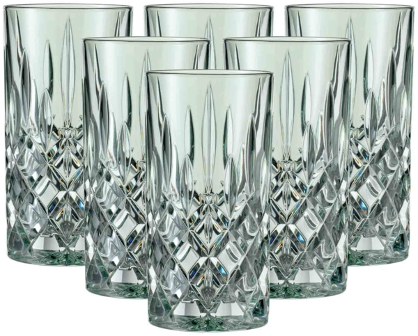 Nachtmann Noblesse Colors Longdrinkglas 395 ml 6er Set - Mint