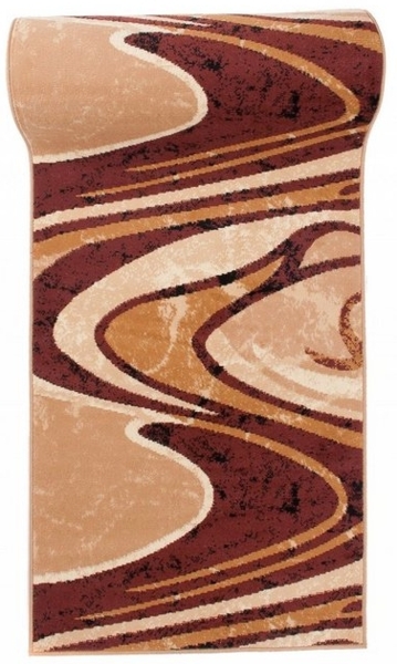 Mazovia Läufer Läufer Flurläufer Modern für Vorzimmer 70 cm Breit Braun, 70 x 100 cm, Kurzflor, Meterware, Höhe 8 mm Bild 4