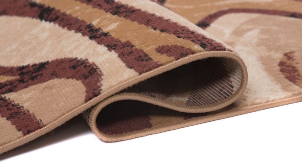 Mazovia Läufer Läufer Flurläufer Modern für Vorzimmer 70 cm Breit Braun, 70 x 100 cm, Kurzflor, Meterware, Höhe 8 mm Bild 3