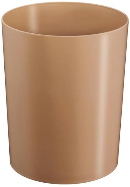 Papierkorb 13l H300xØ245mm schwer entflammbar Ku. gold ZWINGO ""