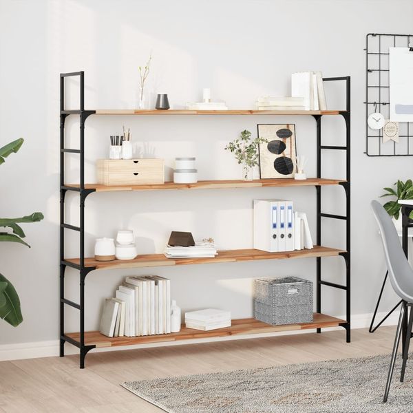 vidaXL Schweberegal 140x30x2 cm Massivholz Akazie Ölbehandelt 3279543
