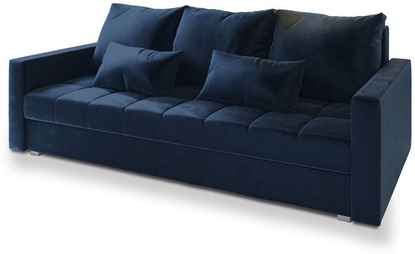 Masseno Sofa SIRO mit Schlaffunktion, Schlafsofa, Couch mit Bettkasten